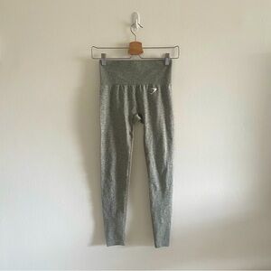 Gymshark Womens Green Seamless Compression Leggings Size S